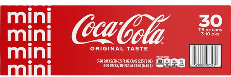 Coke Classic Minis 30/7.5oz